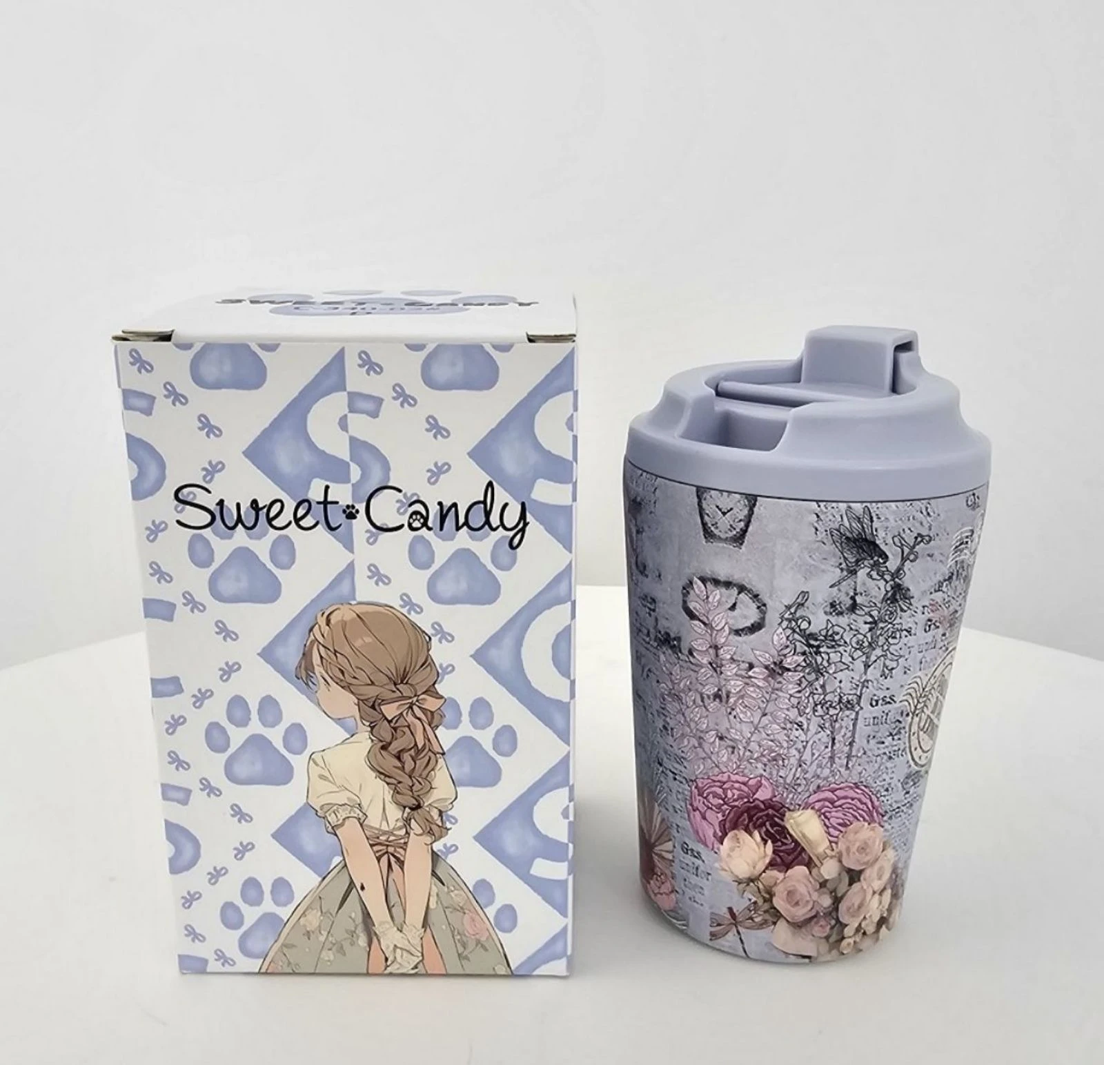 Taza vaso térmico Sweet Candy azul – photo 2